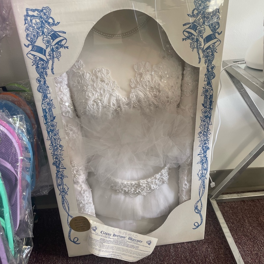 Preserved wedding dress